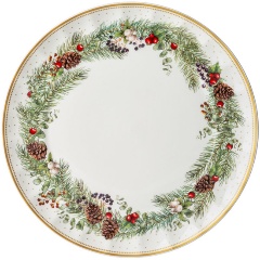 Изображение товара Тарелка закусочная LEFARD celebration 23 см фарфор Новогодний дизайн