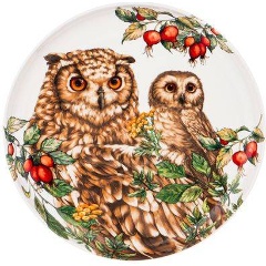 Изображение товара Тарелка закусочная LEFARD Лесная сказка сова 20 см фарфор мультиколор