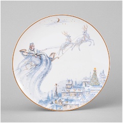 Изображение товара Тарелка закусочная LEFARD "СНЕЖНАЯ КОРОЛЕВА" 20,5 см. 590-632