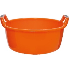 Изображение товара Пластиковый таз Полимербыт 16л круглый с ручками для дома и сада