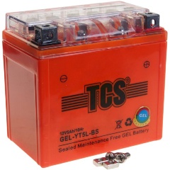 Изображение товара Аккумулятор TCS GEL YT5L-BS 5 Ач для мототехники надежный и компактный