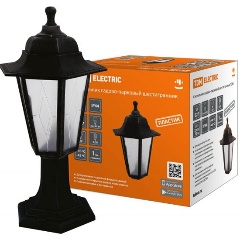 Изображение товара Ландшафтный светильник TDM Electric НТУ 06-60-001 шестигр., стойка, пластик, расс.пластик, черный (SQ0330-0762)