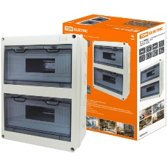 Изображение товара Бокс TDM Electric ЩРН-П-24 модулей навесной пластик IP65, SQ0908-0006