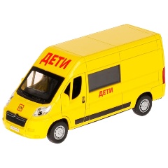 Изображение товара Металлическая модель машины Citroen Jumper Технопарк 14 см дети инерционная