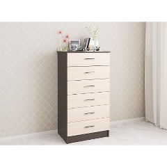 Изображение товара Комод ТЭКС Катрин-4 венге/дуб молочный