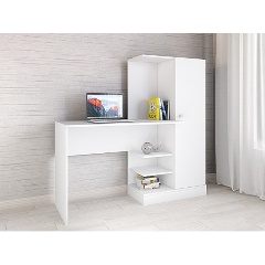 Изображение товара Стол компьютерный ТЭКС Квартет-6 белый