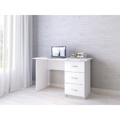 Изображение товара Стол письменный ТЭКС Сити-1 белый