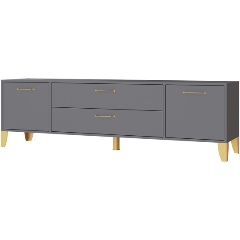 Изображение товара Тумба под телевизор ТЭКС Парус-13, Графит серый