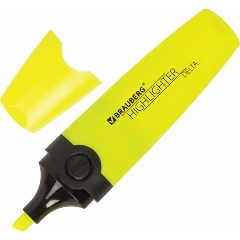 Изображение товара Текстовыделитель BRAUBERG "DELTA", ЖЕЛТЫЙ, линия 1-5 мм, 151719
