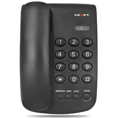 Изображение товара Проводной телефон TEXET TX-241 черный