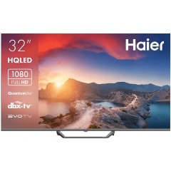 Изображение товара Haier 32 Smart TV S2 Pro, HQLED, Full HD, Android TV 11.0, черный