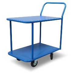 Изображение товара Тележка платформенная Стелла-техник КП-2-М-5-8-150-И 2-х ярусная грузовая