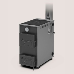 Изображение товара Твердотопливный котел ТЕПЛОДАР КУППЕР ПРАКТИК-10 10 кВт напольный для домов до 200 м²