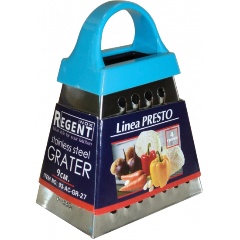Изображение товара Терка Regent inox МИНИ 9см для чеснока цитрусовых и шоколада
