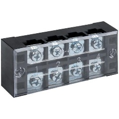 Изображение товара Терминал клеммный TB-4504 до 4.5кв.мм 45А 4 клеммные пары EKF tb-4504