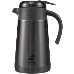 Изображение товара Термокофейник Stinger, 1,6 л, нержавеющая сталь, чёрный