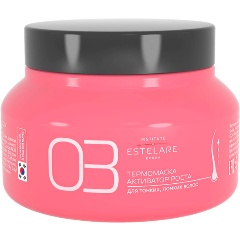 Изображение товара Термомаска для волос INSTITUTE ESTELARE активатор роста, с красным перцем для тонких, ломких волос, 250 мл