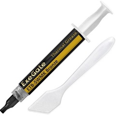 Изображение товара Термопаста ExeGate ETB-5WMK Bronze (4,9 Вт/(м•К), 1.5г, шприц с лопаткой) EX293374RUS