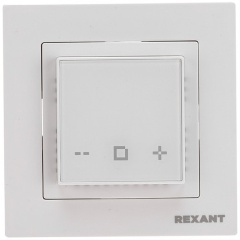 Изображение товара Терморегулятор REXANT RX-44W с Wi-Fi сенсорный цифровой (совместим с Schneider Unica, Schneider Exxact, Legrand Valena)