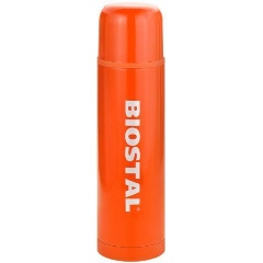 Изображение товара Термос Biostal Fler 1 литр оранжевый классический для горячих и холодных напитков