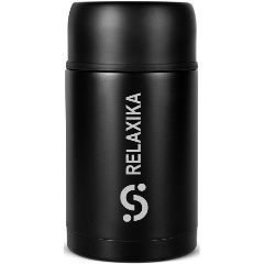 Изображение товара Термос для еды Relaxika 301, 1 литр, черный