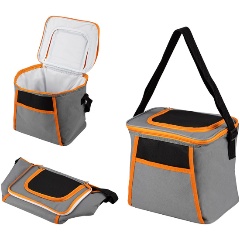 Изображение товара Термосумка Ecos PC2207 12л 26x20x24 см серый/оранжевый