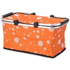 Изображение товара Термосумка складная с алюминиевым каркасом Ecos CB-7046-1 48х27х24 см, с принтом, оранжевый
