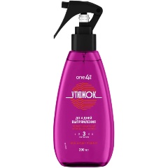 Изображение товара Термозащитный спрей укладки ONE4ME Утюжок 200 мл для волос