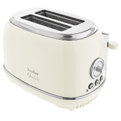 Изображение товара Тостер TESLER TT-245 BEIGE с механическим управлением и защитой от перегрева
