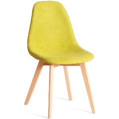 Изображение товара Комплект стульев TetChair CINDY SOFT 2 шт. бук, велюр / светло-зеленый, натуральный