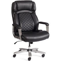 Изображение товара Кресло руководителя TETCHAIR Atlant рецикл. кожа/иск. кожа, черный