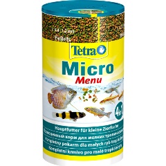 Изображение товара Корм Tetra Micro Мenu для мелких рыб 4 вида 100 мл