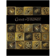 Изображение товара Тетрадь на кольцах А5 170х220 мм, 120 л., ламинация, клетка, HATBER, "Игра престолов", 120ТК5В1_26317