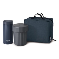 Изображение товара Термос для еды THERMOS с контейнерами JEC-1000 NVY 1L