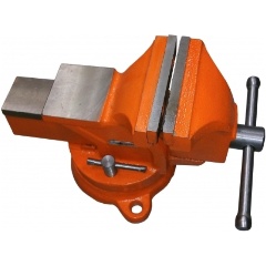 Изображение товара Слесарные тиски Квалитет 125 мм ТС-125 надежный инструмент для монтажа