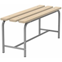 Изображение товара Скамья ТИТАН МЕТА деревянная на металлокаркасе "СТ 1000", 1000х350х450 мм, каркас металлический серый, сиденье дерево