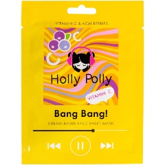 Изображение товара Тканевая маска для лица HOLLY POLLY на кремовой основе, Витаминная, 22 г