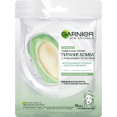 Изображение товара Тканевая маска-молочко для лица Garnier Питание-Бомба с миндальным молочком, 32 г