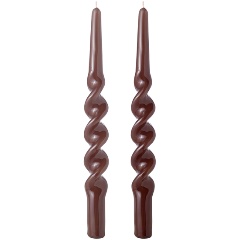 Изображение товара Набор свечей TKANO Essential 2 шт., 35 см, коричневый (TK25-CND0001)