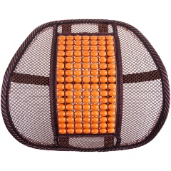 Изображение товара Поддержка под спину анатомическая массажная SKYWAY Support-03 полиэстер/дерево коричнево/бежевый