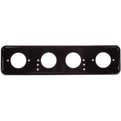 Изображение товара Рамка для номера SKYWAY металл под болт черная с порошковым покрытием без надписи 1шт