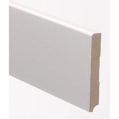 Изображение товара Плинтус МДФ ТМ СТИЛЬНЫЙ ДОМ белый окрашенный Р-012-16-080