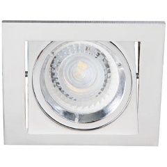 Изображение товара Точечный светильник Kanlux ALREN DTL-C 26755 с цоколем GU10 хром современный стиль