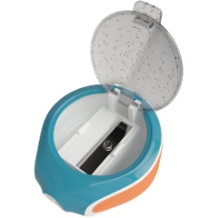 Изображение товара Точилка BRAUBERG "Mix Soft", пластиковая, с контейнером, корпус ассорти