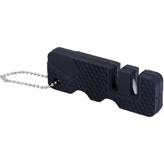 Изображение товара Точилка для ножей и ножниц Ермак, вольфрамовая сталь, керамика, 9,2х3х1,3см, ABS пластик