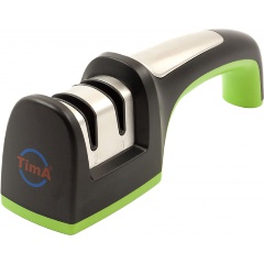 Точилка для ножей Tima T1005DC, роликовая, металл-керамика, зеленая ручка Изображение 1 - купить в интернет магазине с доставкой, цены, описание, характеристики, отзывы