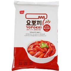 Изображение товара Токпокки Yopokki Остро-пряный (рисовые палочки с соусом) 240 г
