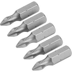 Изображение товара Набор торцевых вставок TOLSEN 1/4'' PH2 5 шт