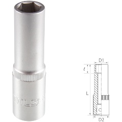 Изображение товара Торцевая головка TOLSEN глубокая шестигранная 1/2", 13 мм