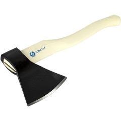 Изображение товара Топор плотницкий КОБАЛЬТ 1200 гр., кованый, полукруглое лезвие, деревянное топорище из берёзы, РОССИЯ (906-654)